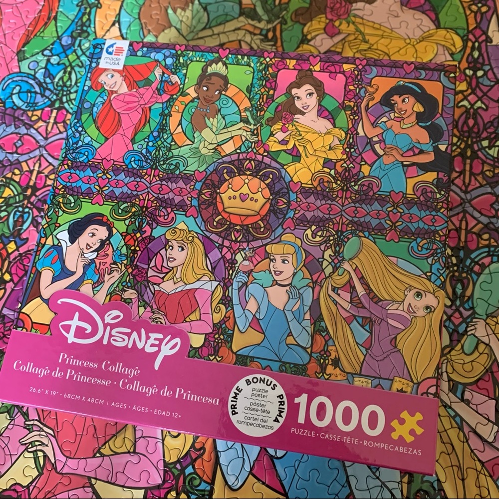 Disney 1000 piece princess mosaic puzzle - Picture 6 of 7